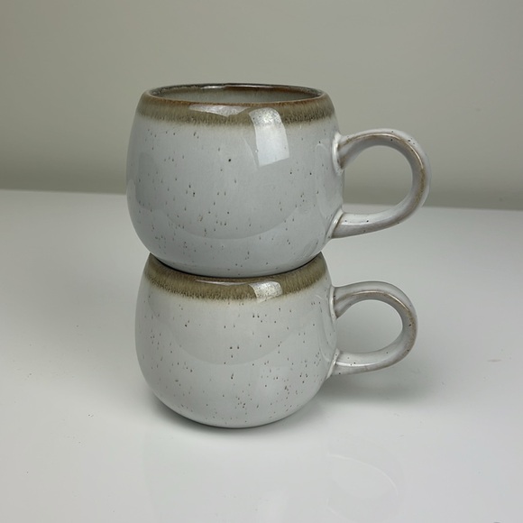 Hearth & Hand™ with Magnolia 2 of 10oz Stoneware Reactive Glaze Round Mug Cream - Picture 4 of 6